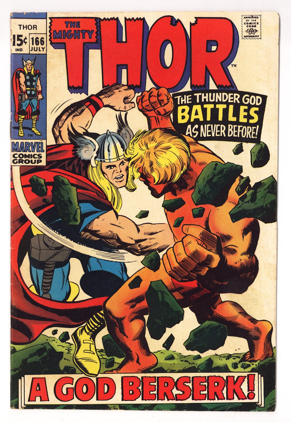 Thor Vol 1 166  VG/FN (5.0)   (1969)