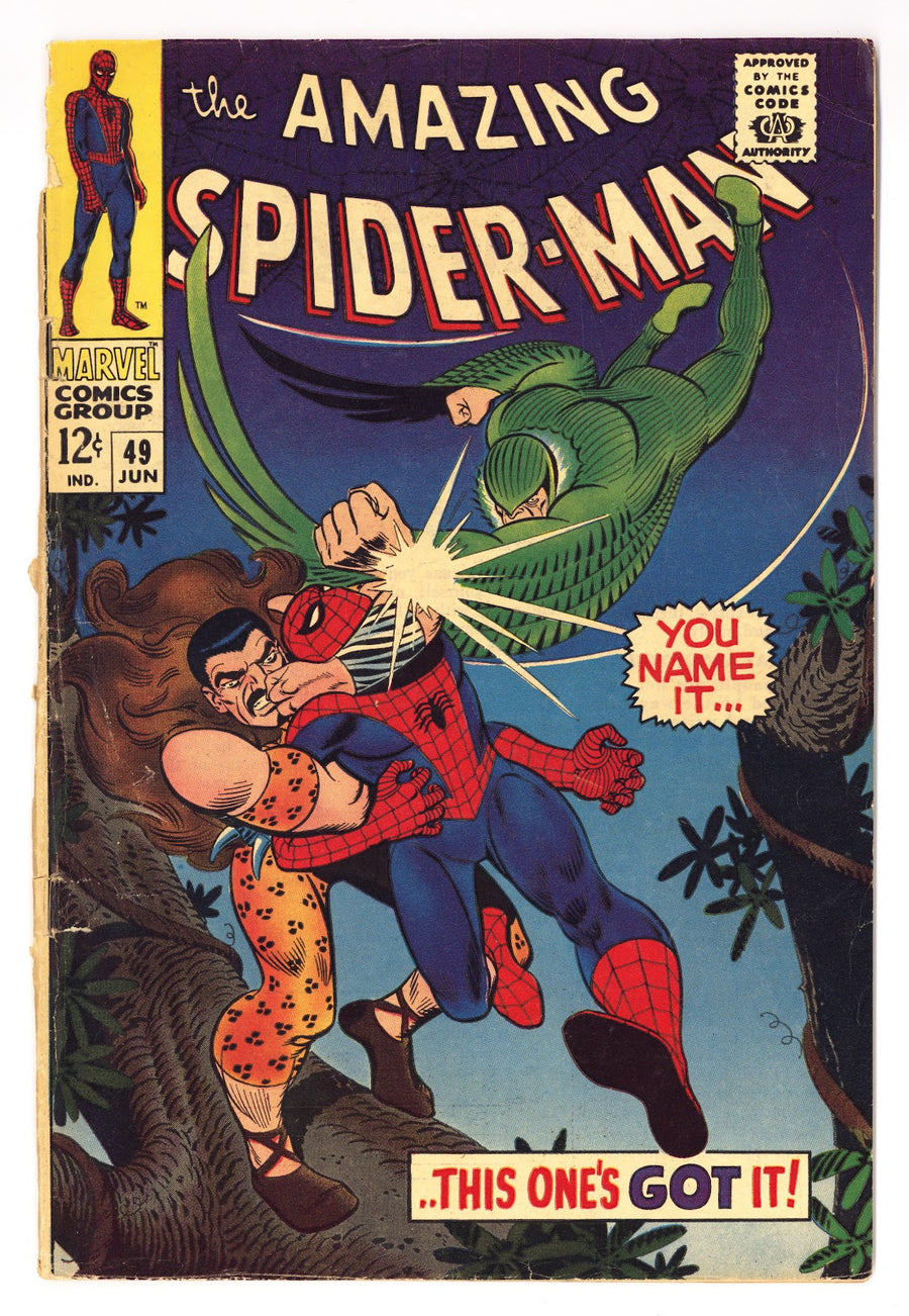 The Amazing Spider-Man Vol 1 49 Last Page & Back Cover Missing (1967)  