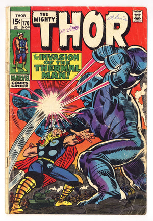 Thor Vol 1 170 GD+ (2.5) (1969)