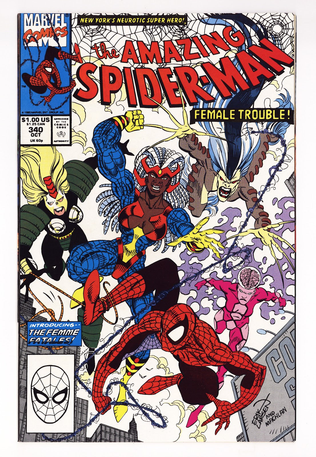 The Amazing Spider-Man Vol 1 340 High Grade (1990)  