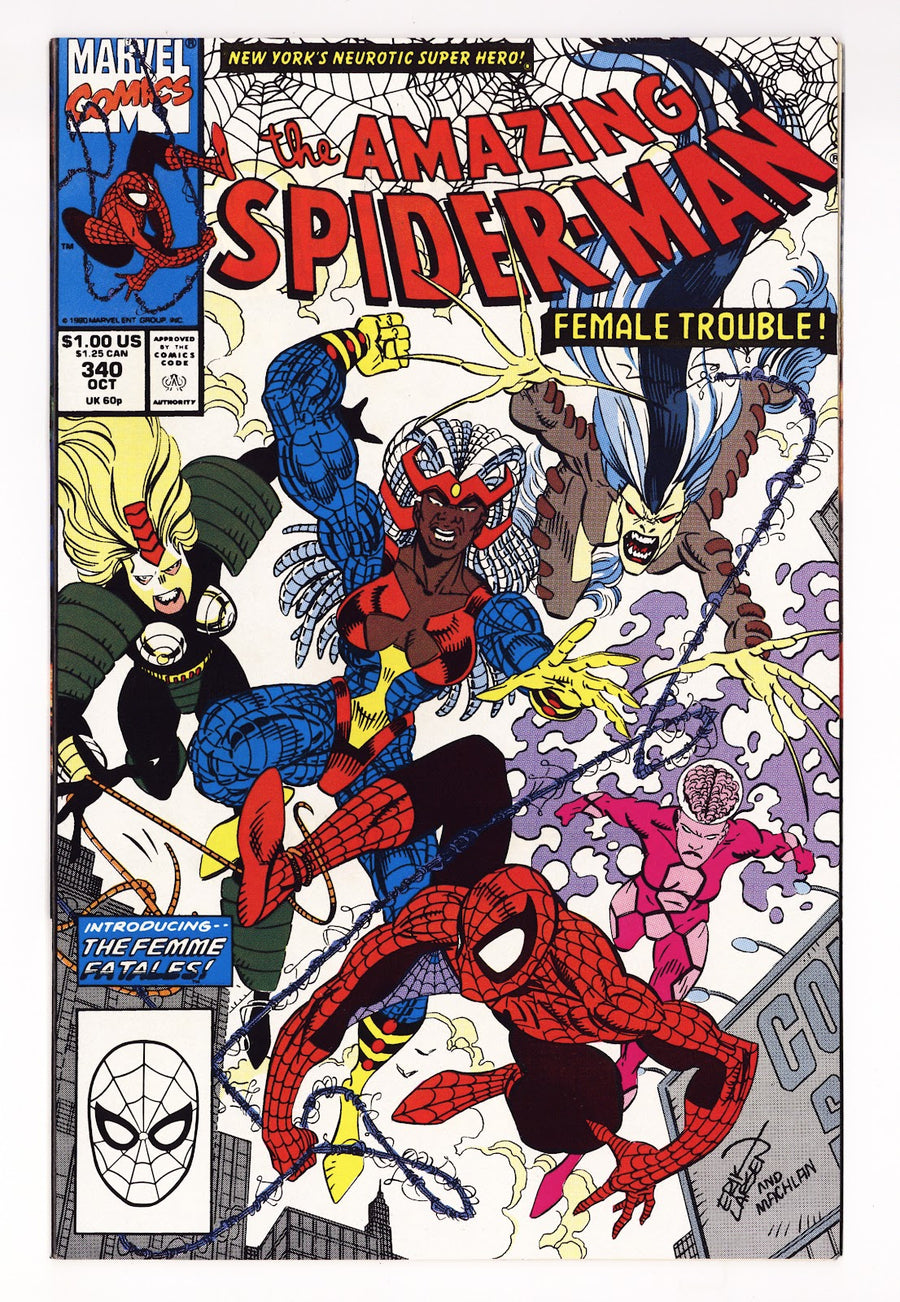 The Amazing Spider-Man Vol 1 340 High Grade (1990)  