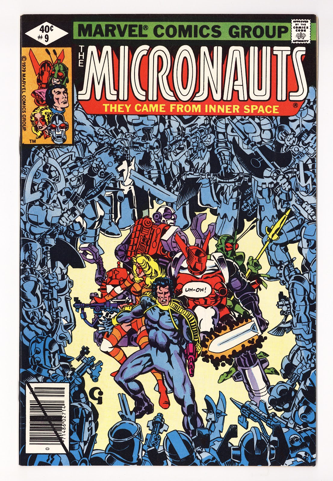 Micronauts Vol 1 9  High Grade   (1979)     