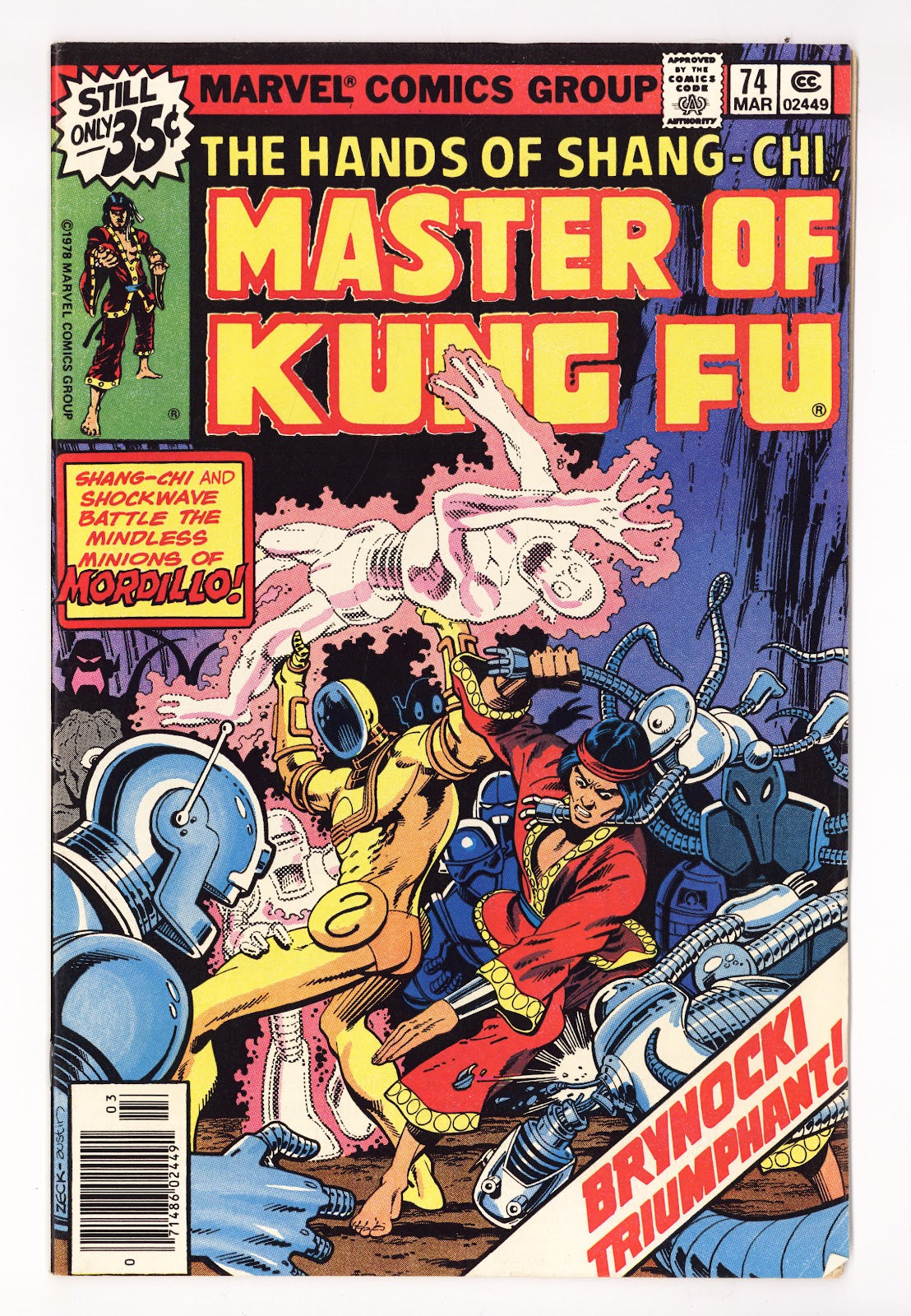 Master of Kung Fu Vol 1 74  Mid Grade   (1979)   Regular  