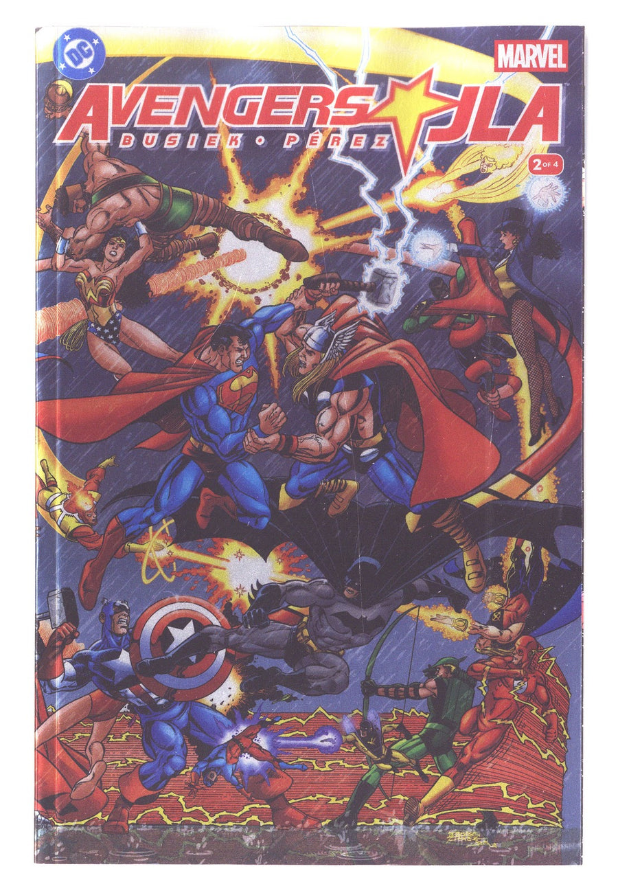 Avengers / JLA 2 Pérez Facsimile Foil Variant (2026)