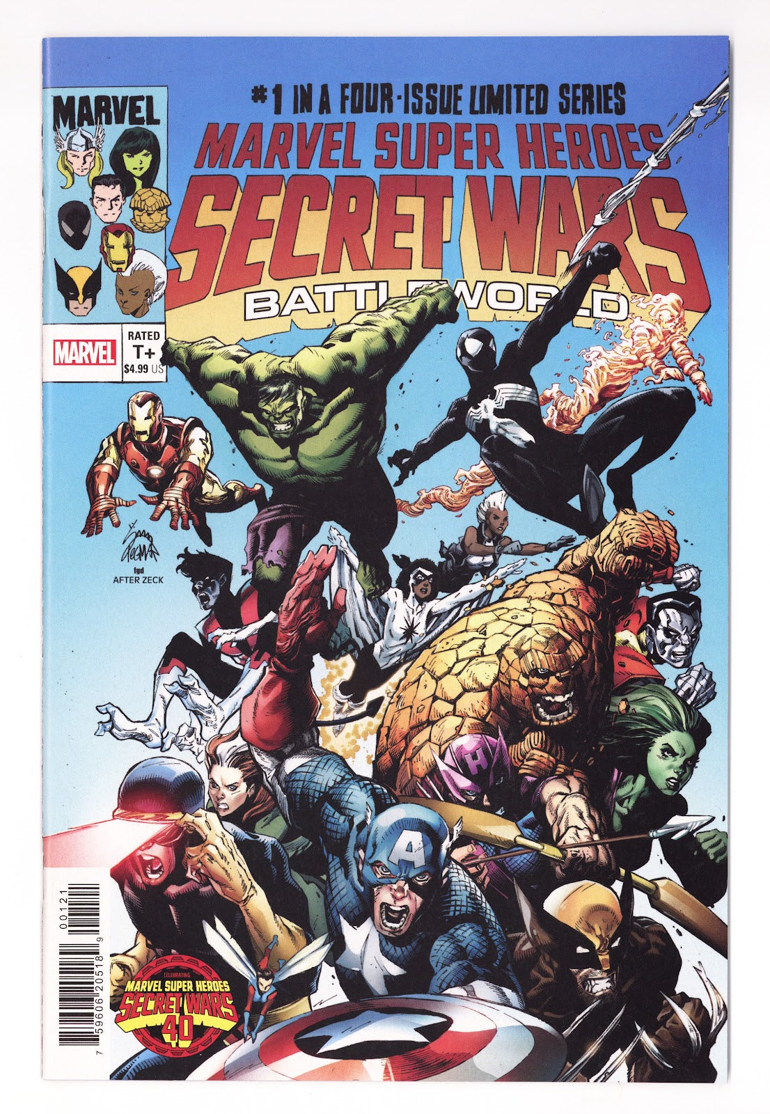 Marvel Super Heroes Secret Wars: Battleworld 1 High Grade (2024) Stegman Homage Variant 