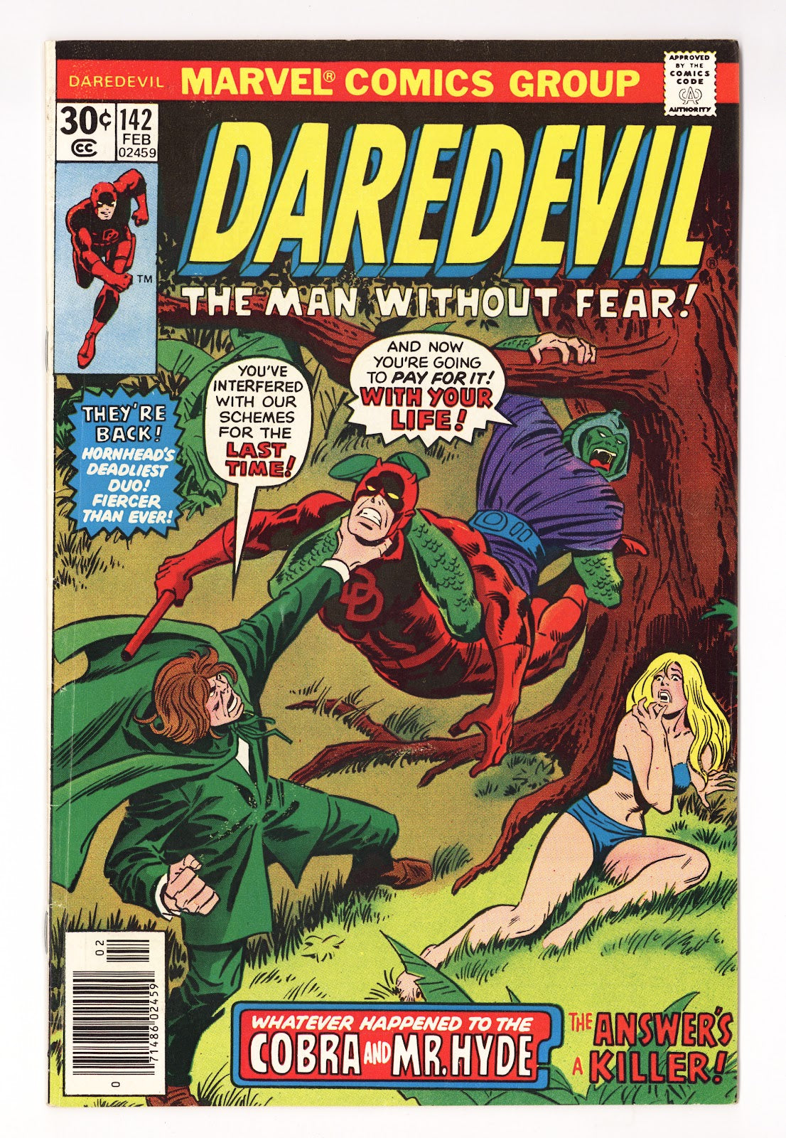 Daredevil Vol 1 142 FN (6.0) (1977) 