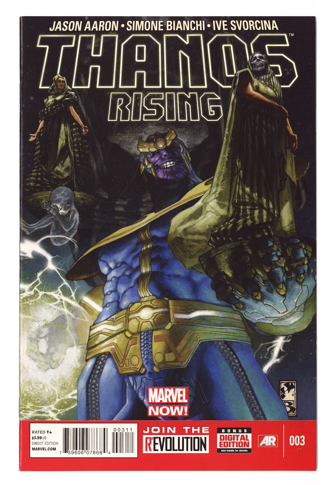 Thanos Rising   3  High Grade   (2013)   Direct Edition  