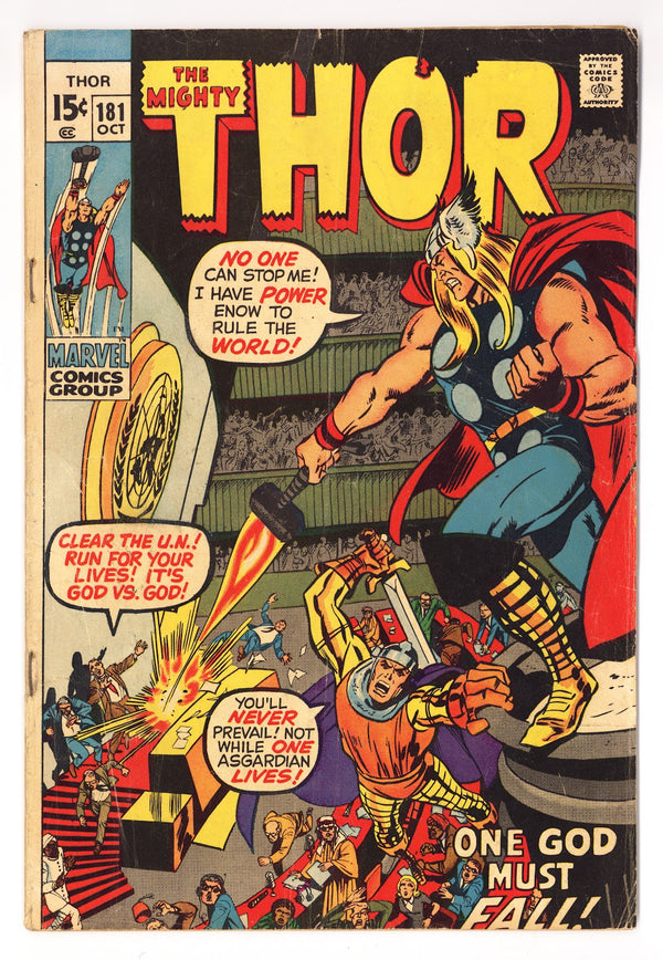 Thor Vol 1 181  VG- (3.5)   (1970)