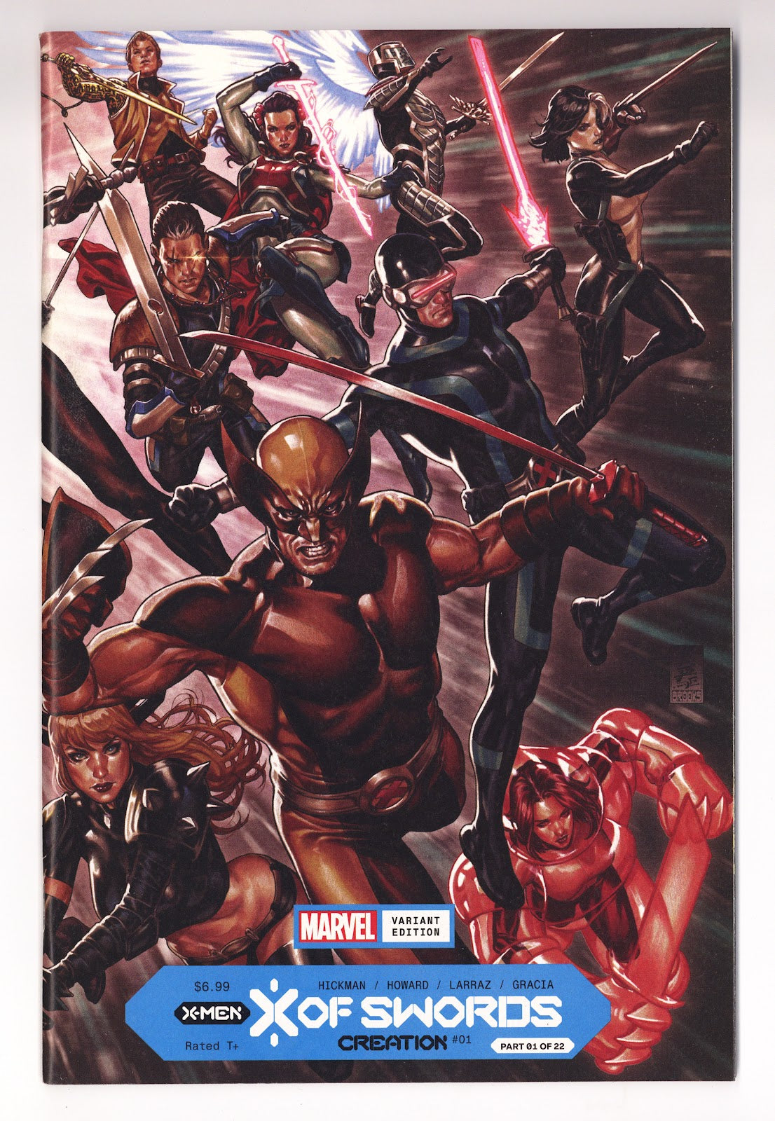 X of Swords: Creation   1  High Grade   (2020) Brooks Wraparound  Variant  