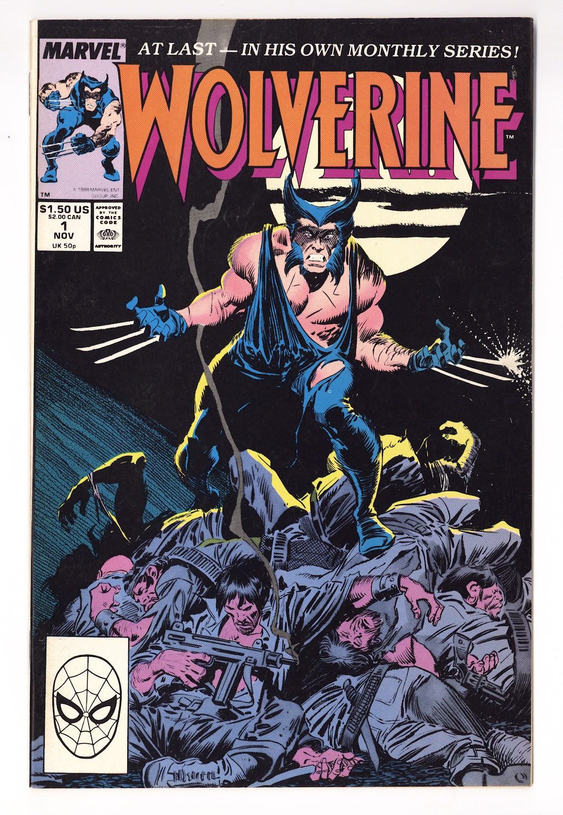 Wolverine Vol 2 1  FN- (5.5)   (1988)     
