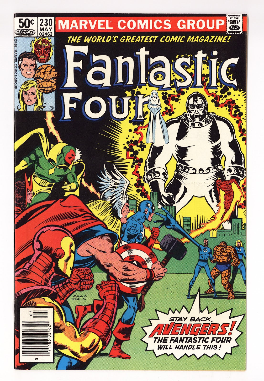 Fantastic Four Vol 1 230 Mid Grade (1981) Newsstand 