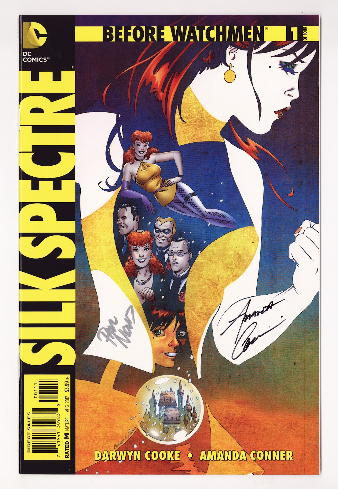 Before Watchmen: Silk Spectre   1  NM- (9.2)   (2012)     Signed x  Mounts, Conner