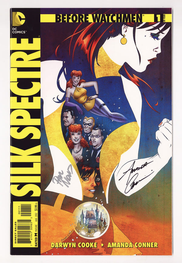 Before Watchmen: Silk Spectre   1  NM- (9.2)   (2012)     Signed x  Mounts, Conner