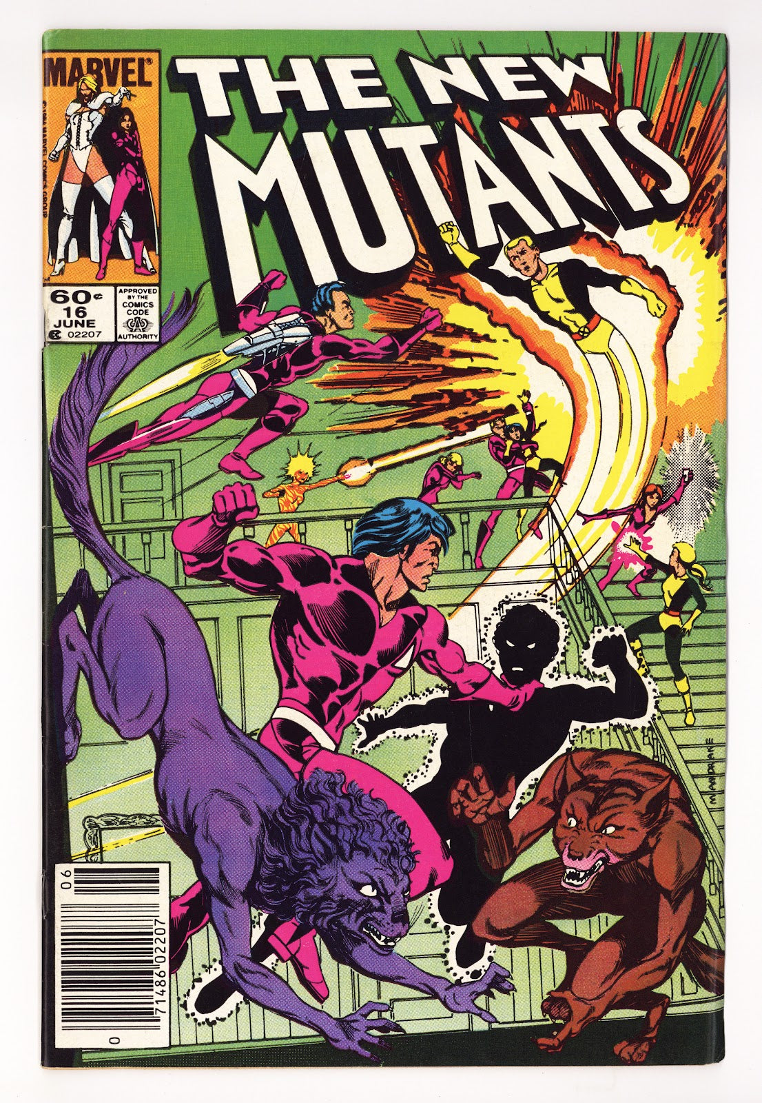 The New Mutants Vol 1 16 High Grade (1984) Newsstand 