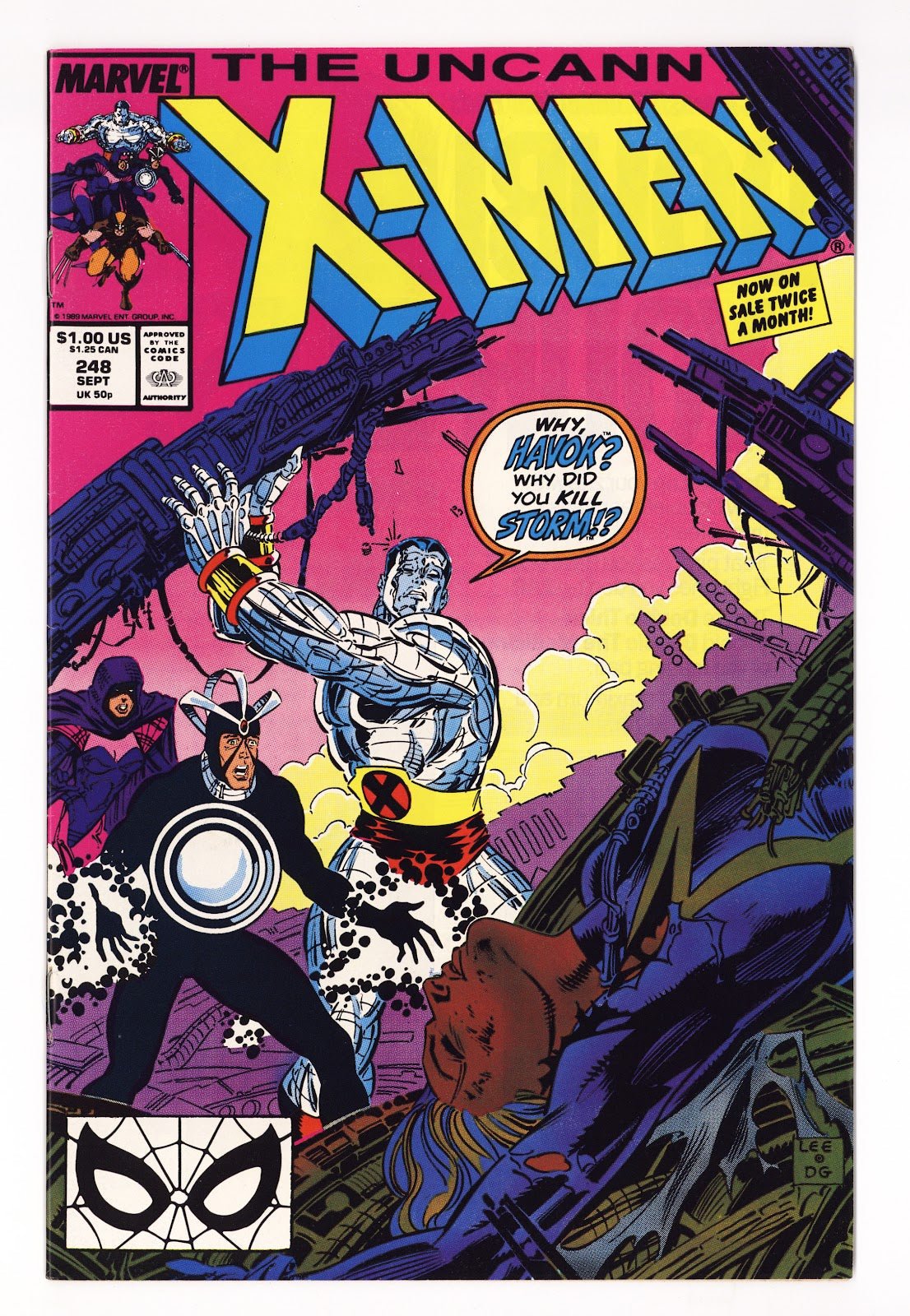 The Uncanny X-Men Vol 1 248  VF+ (8.5)   (1989)     