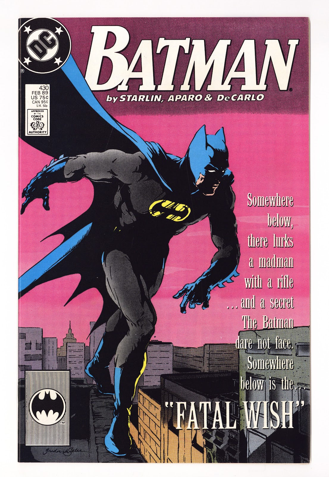 Batman Vol 1 430  High Grade   (1989)   Direct  