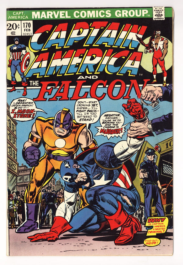 Captain America Vol 1 170  FN+ (6.5)   (1974)