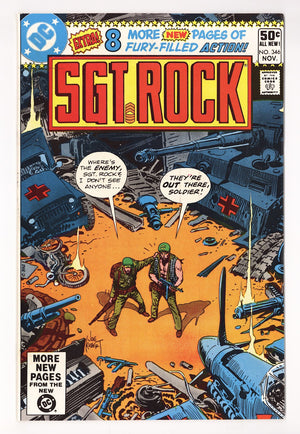Sgt. Rock Vol 1 346  High Grade   (1980)