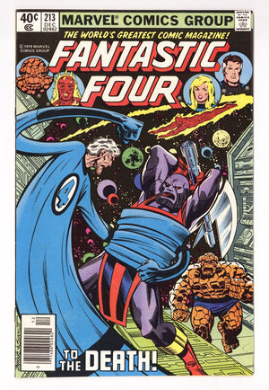 Fantastic Four Vol 1 213 High Grade (1979) Newsstand
