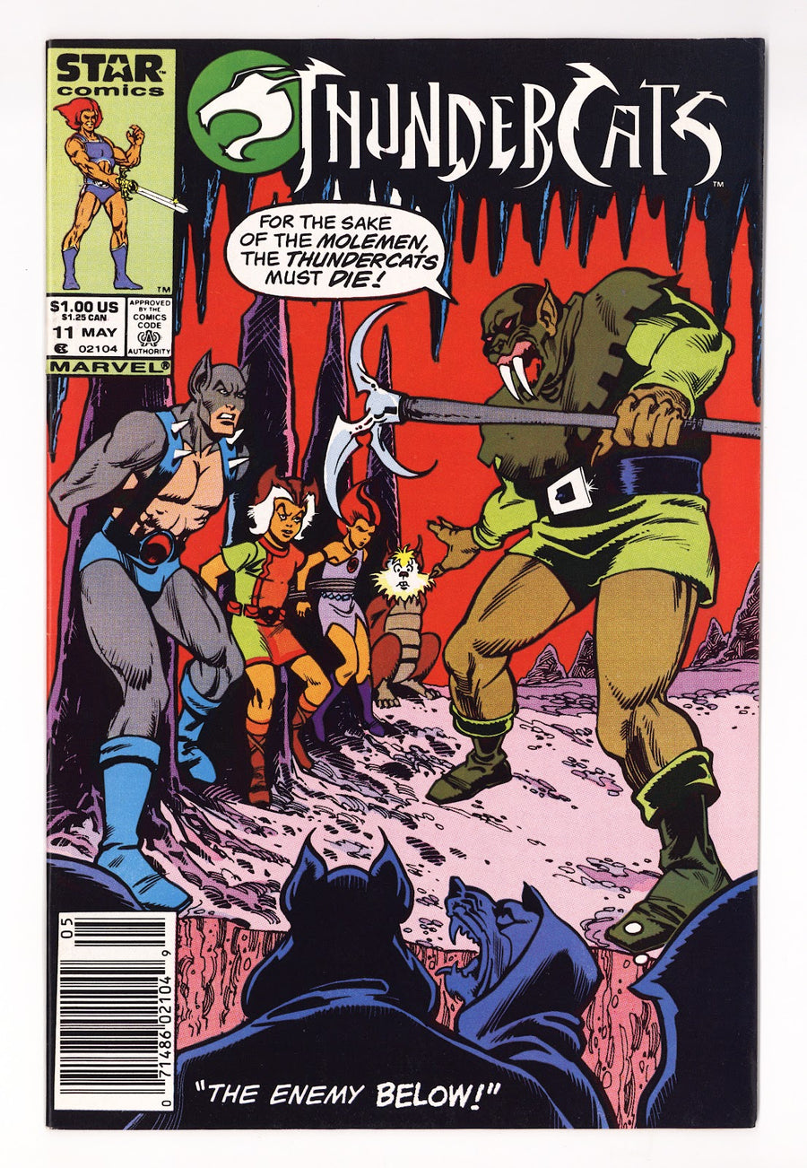 Thundercats Vol 1 11  VF+ (8.5)   (1987)   Newsstand  