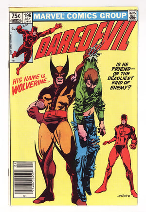 Daredevil Vol 1 196 VF/NM (9.0) (1983) Canadian Price Variant