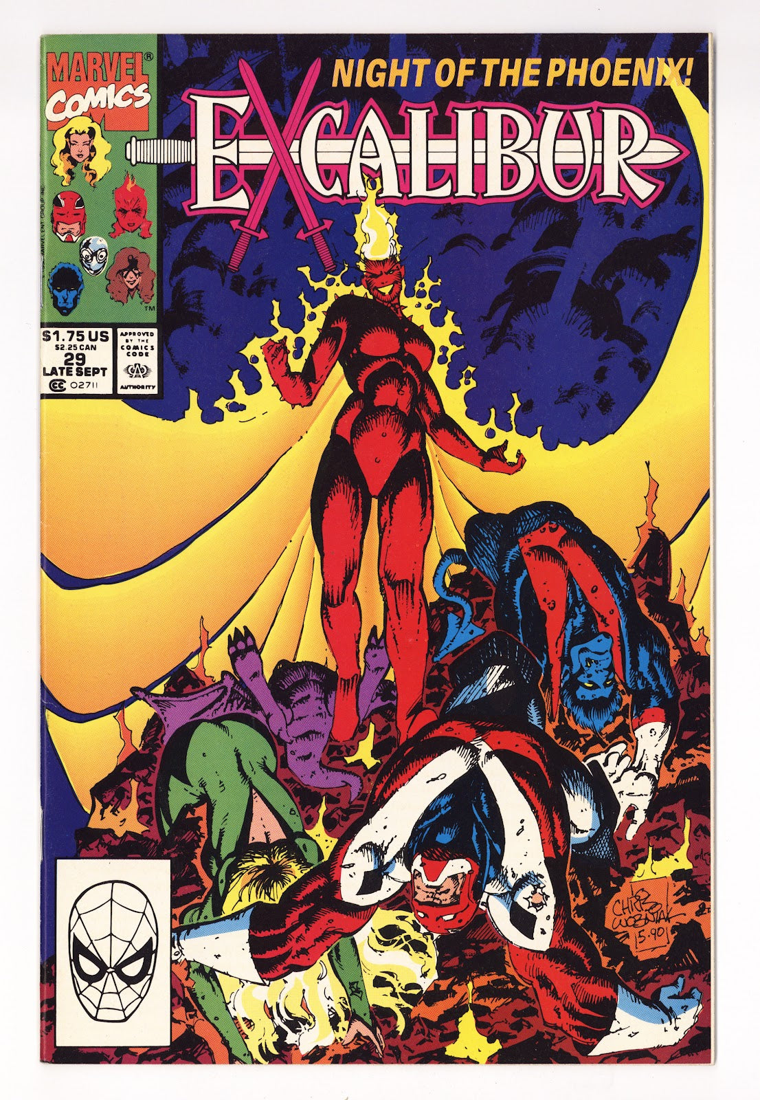 Excalibur Vol 1 29 High Grade (1990) Direct 