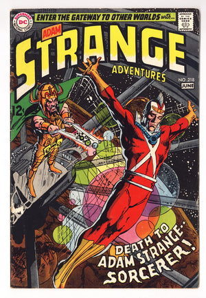 Strange Adventures Vol 1 218  GD/VG (3.0)   (1969)