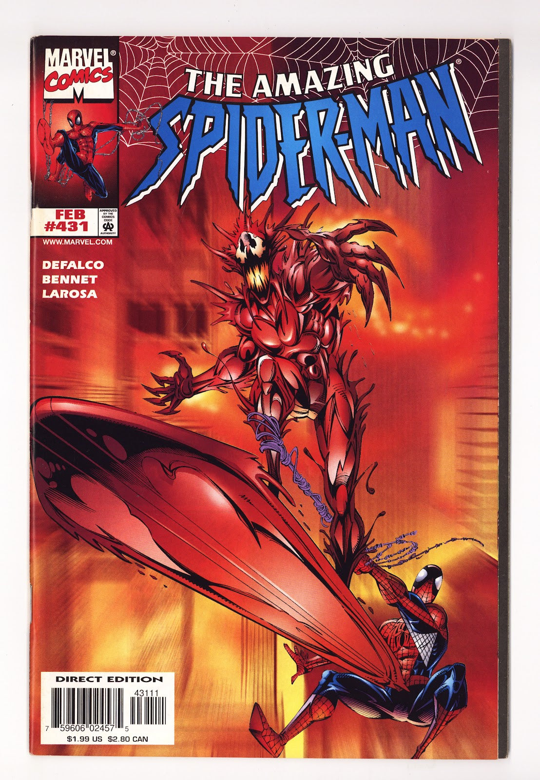 The Amazing Spider-Man Vol 1 431 VF/NM (9.0) (1998)  