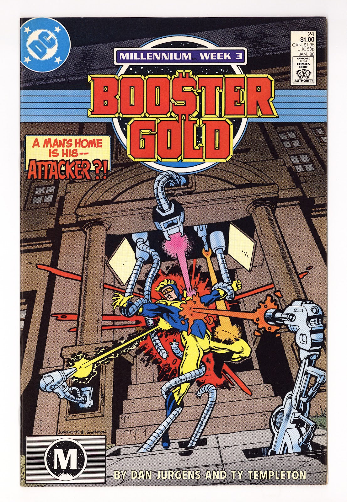 Booster Gold Vol 1 24  High Grade   (1988)     