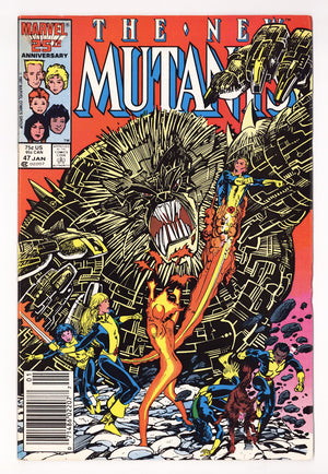 The New Mutants Vol 1 47 Mid Grade (1987) Newsstand