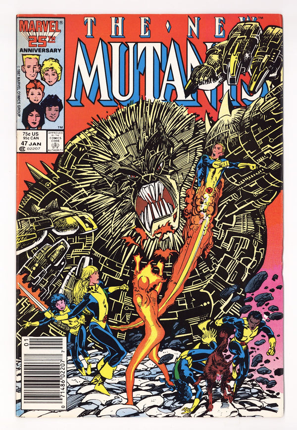 The New Mutants Vol 1 47 Mid Grade (1987) Newsstand