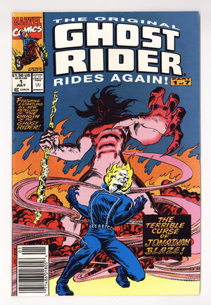 The Original Ghost Rider Rides Again 1 High Grade (1991) Newsstand