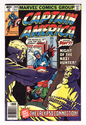 Captain America Vol 1 245  Mid Grade   (1980)   Newsstand