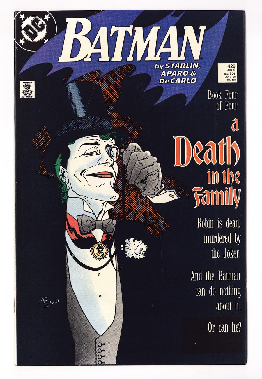Batman Vol 1 429 VF+ (8.5) (1989)  