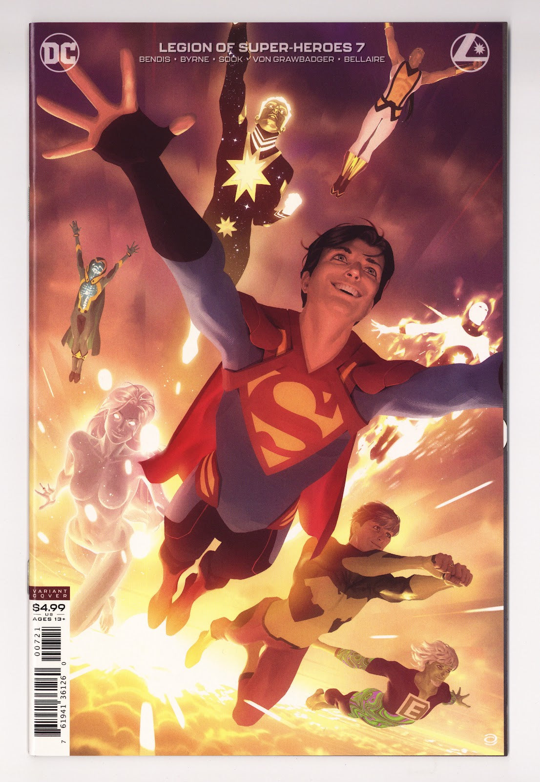 Legion of Super-Heroes Vol 8 7 High Grade (2020) Garner Variant 