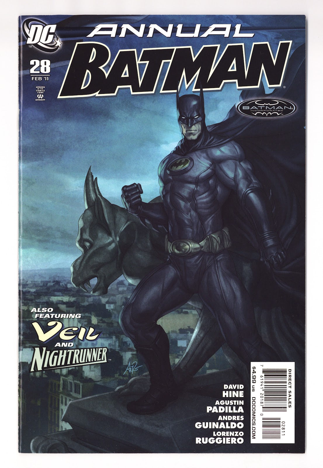 Batman Annual Vol 1 28  Mid Grade   (2011)