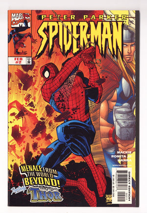 Peter Parker: Spider-Man 2 High Grade (1999) Direct Edition - 50/50 - John Romita Jr. Cover