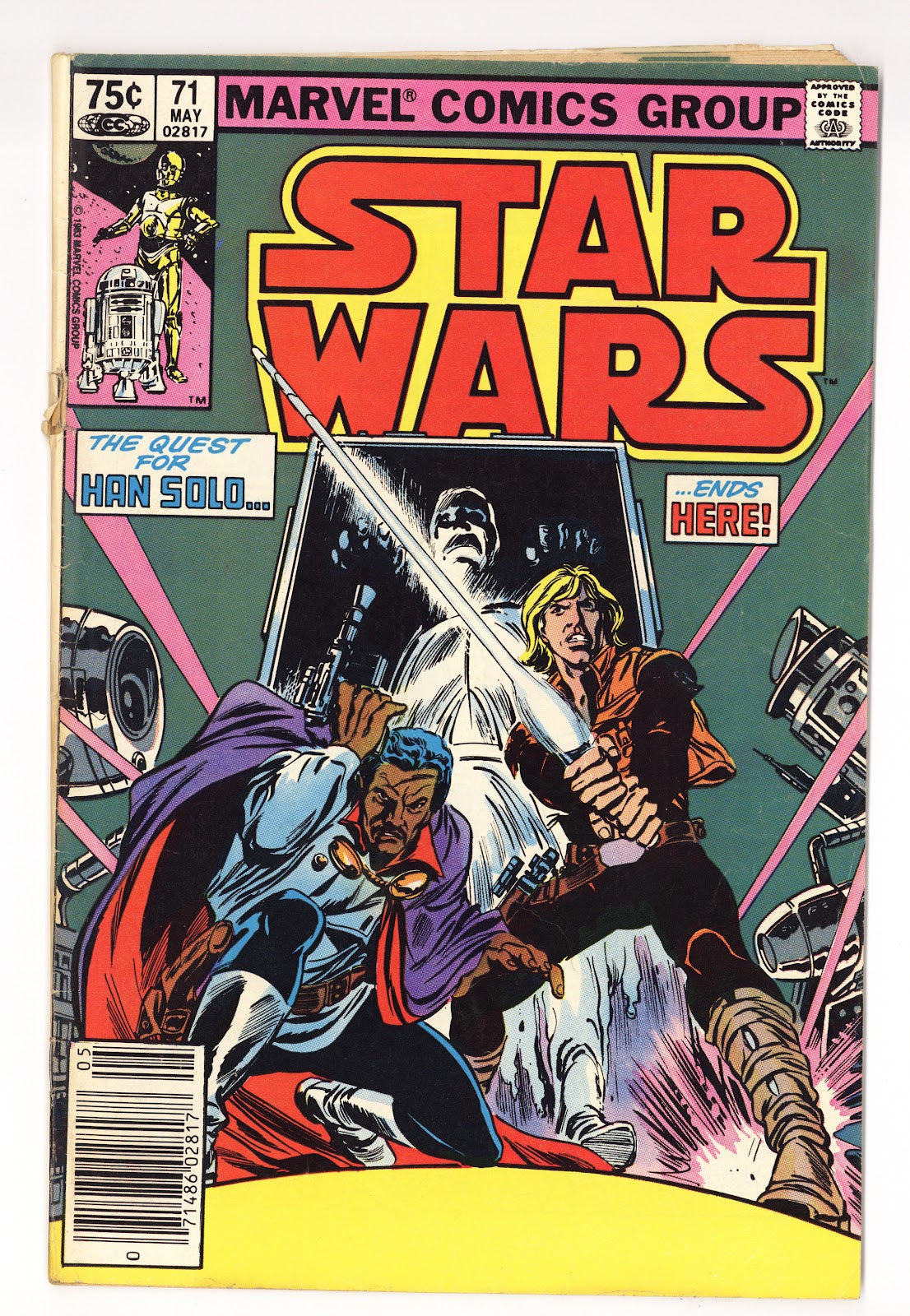 Star Wars Vol 1 71  Very Low Grade   (1983)   Canadian Price Variant