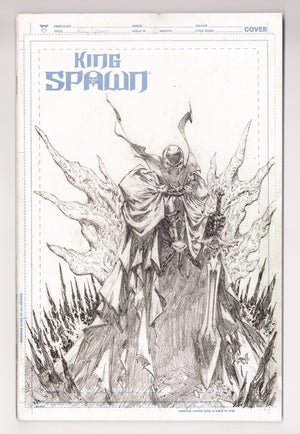 King Spawn 1 VF+ (8.5) (2021) Capullo Sketch Incentive Variant