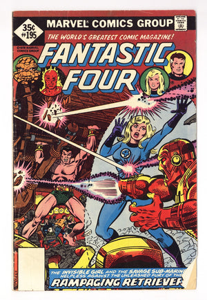 Fantastic Four Vol 1 195 Low Grade (1978) Whitman