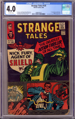 Strange Tales Vol 1 135 CGC 4.0 (VG) (1965)