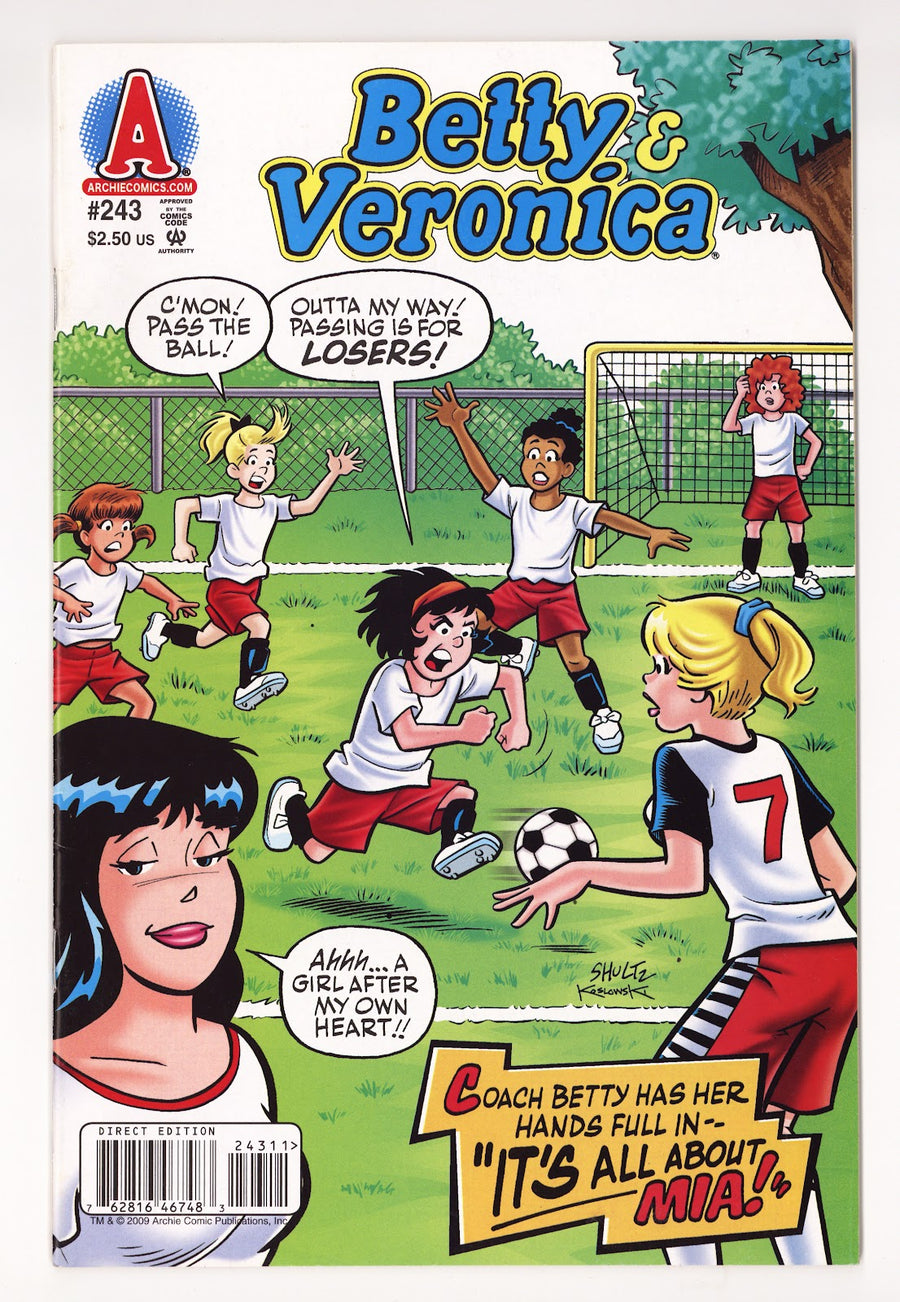 Betty and Veronica Vol 1 243  Mid Grade   (2009)