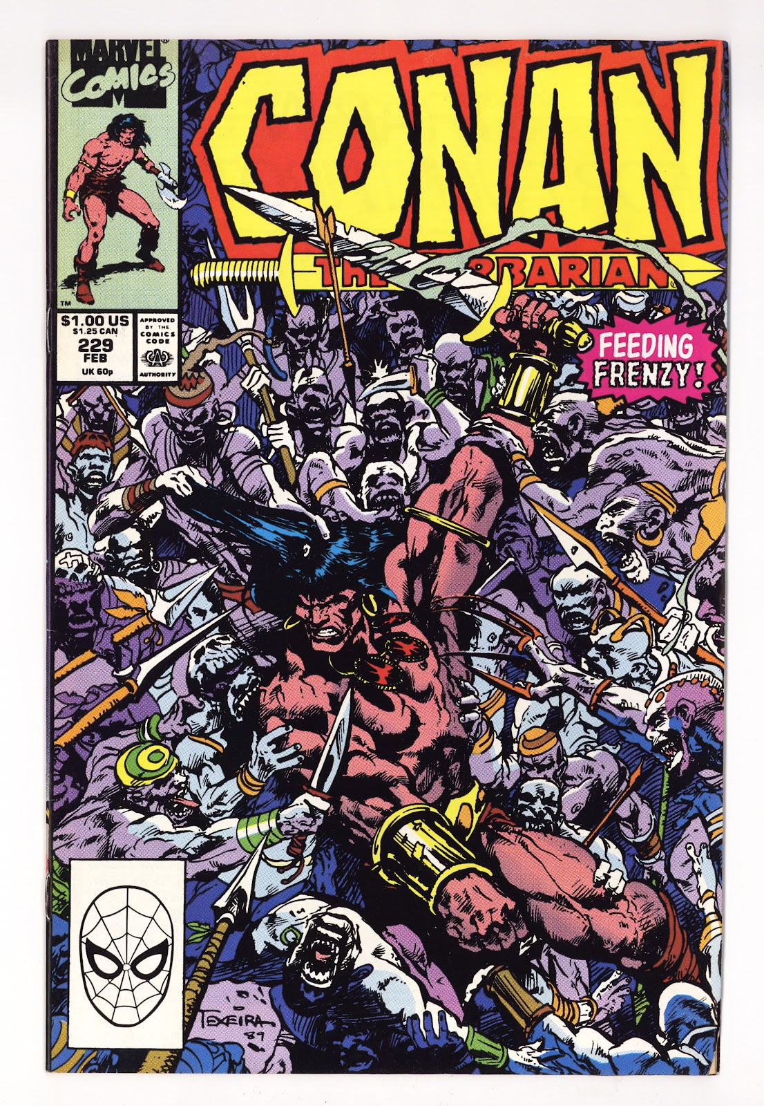 Conan the Barbarian Vol 1 229  Mid Grade   (1990)