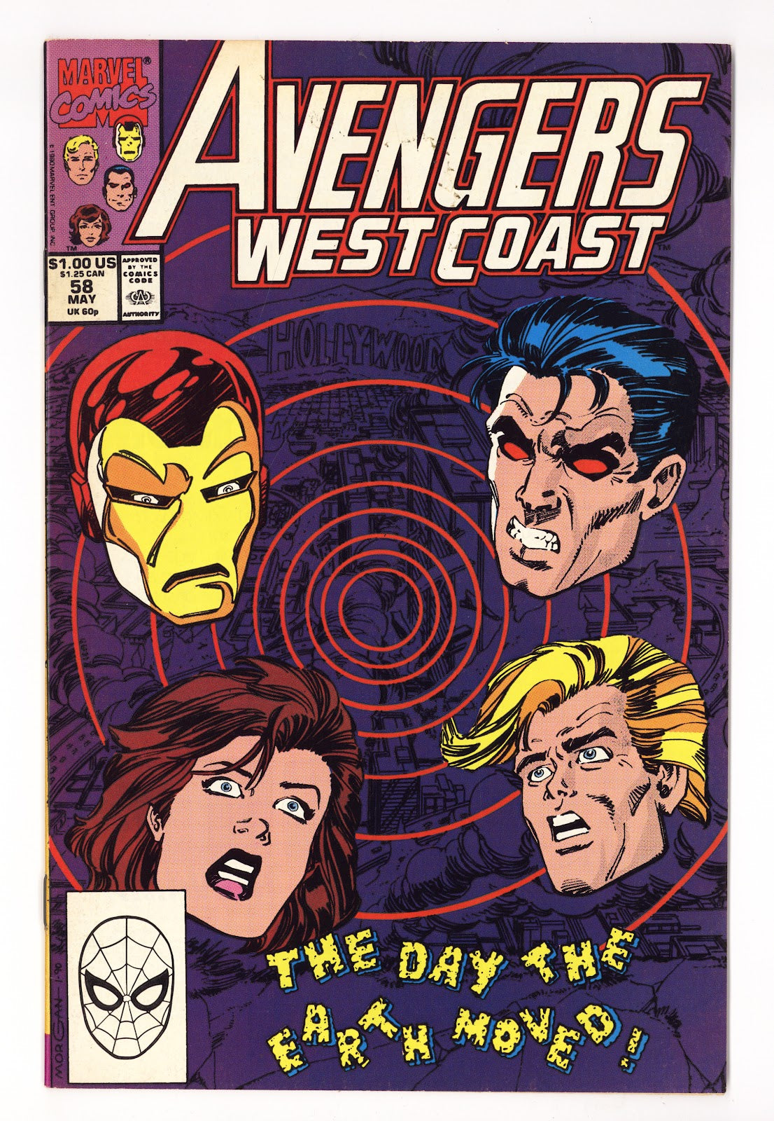 Avengers West Coast Vol 2 58  High Grade   (1990)     