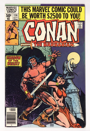 Conan the Barbarian Vol 1 114  Mid Grade   (1980)   Newsstand