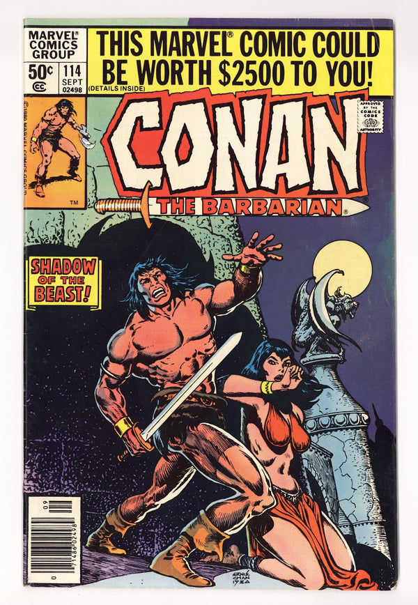 Conan the Barbarian Vol 1 114  Mid Grade   (1980)   Newsstand