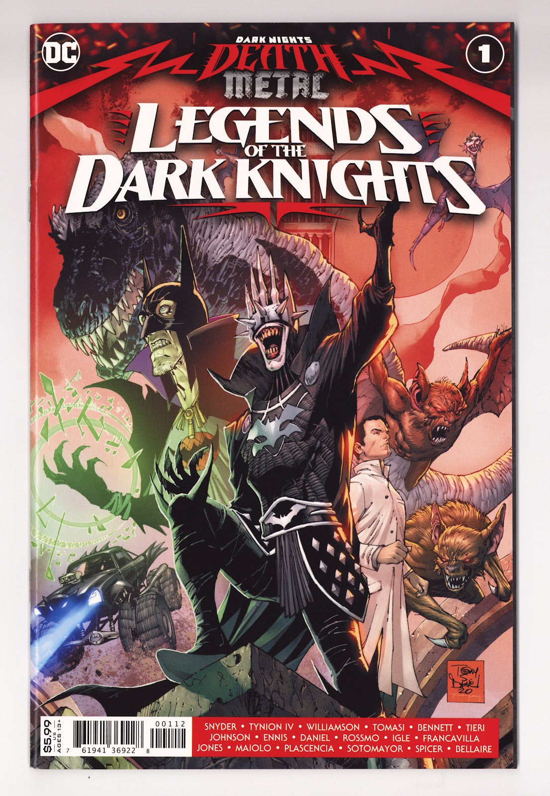 Dark Nights: Death Metal Legends of the Dark Knights   1  High Grade   (2020)   2nd Print