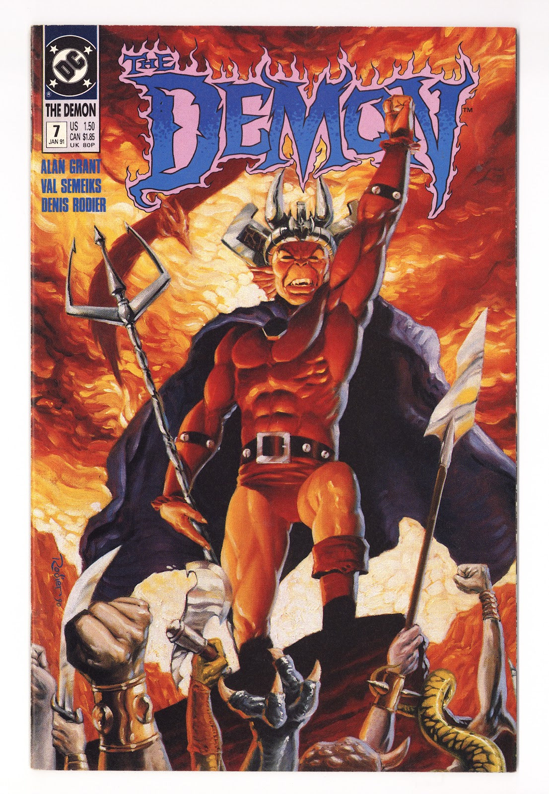 The Demon Vol 3 7  Mid Grade   (1991)     