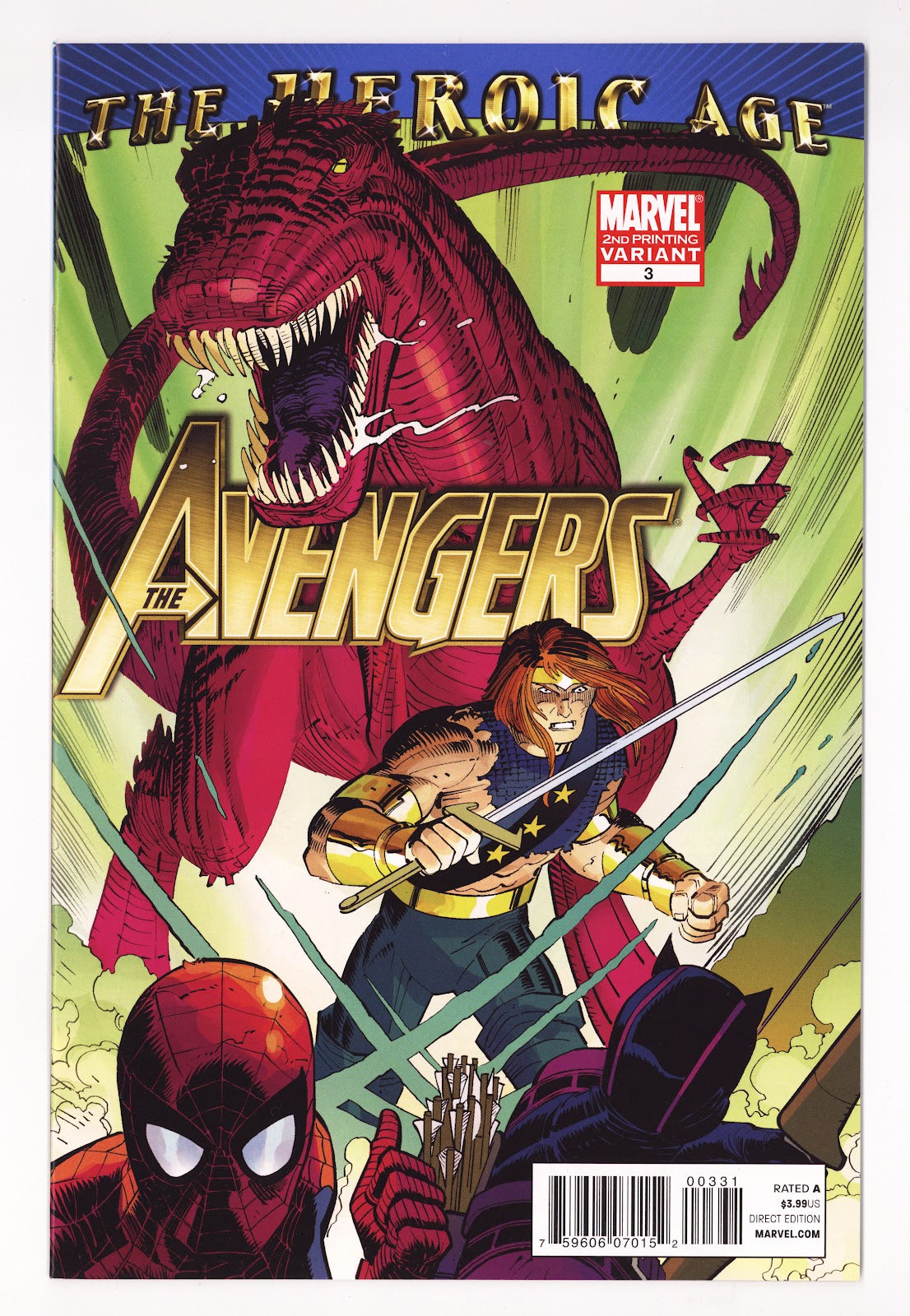 Avengers Vol 4 3 High Grade (2010) 2nd Print 