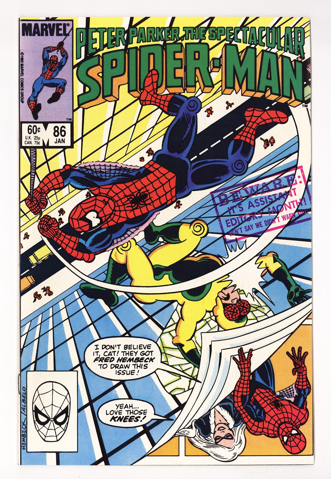 The Spectacular Spider-Man Vol 1 86  High Grade   (1984)     